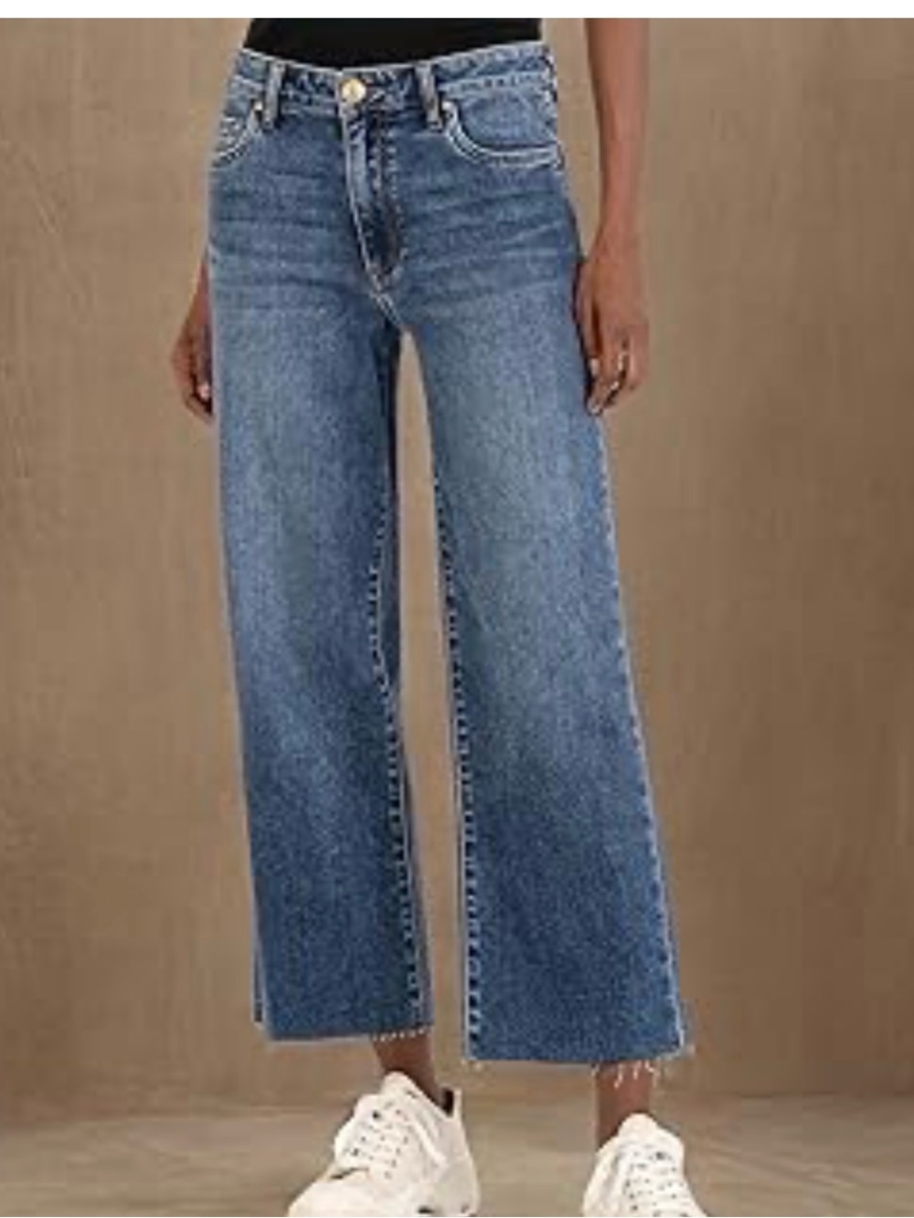 KUT from the Kloth Charlotte High Rise Culottes With Raw Hem SZ 0